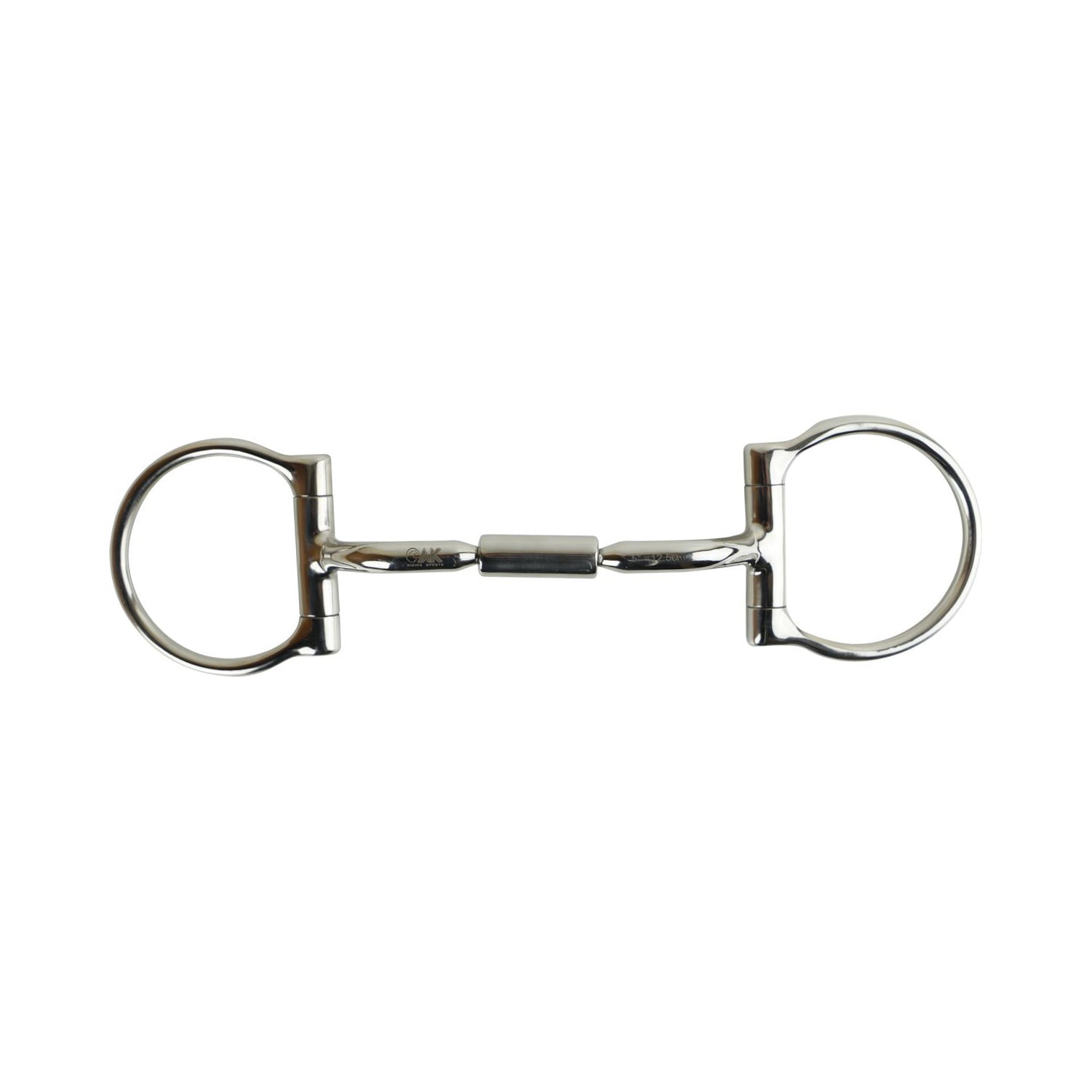 Mors Full Cheek AK Avec Losange Cooper & Fer à Sueur – 4.75'' Bleu/Argent – Contrôle Directionnel Cheval