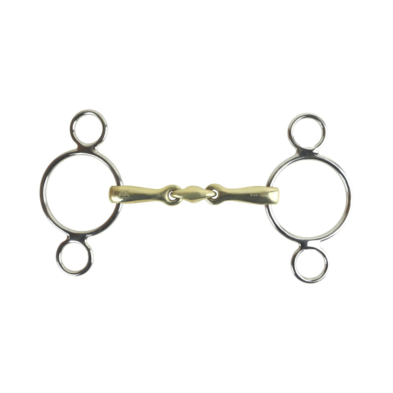 AK 3-Ring Gag with Double Jointed Bits